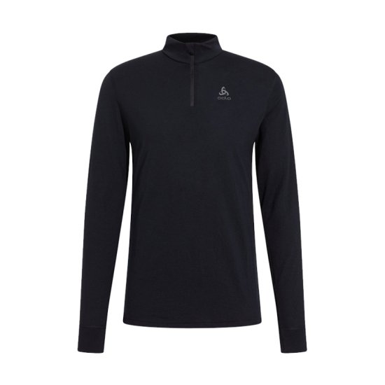 ODLO - SOUS-COUCHE DEMI-ZIP MERINO 200 NATURAL HOMME