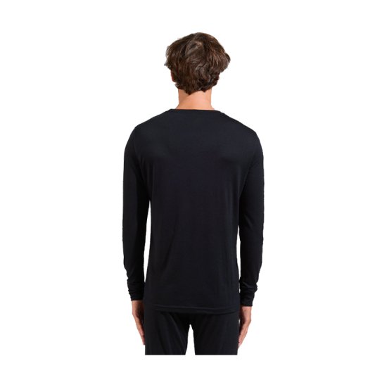 ODLO - T-SHIRT MANCHES LONGUES 100% MERINO WARM HOMME