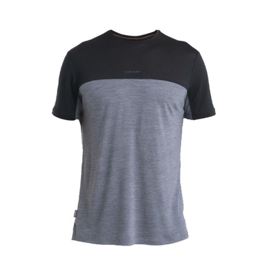 ICEBREAKER - T-SHIRT MERINO 125 COOL-LITE SPHERE III COLOUR BLOCK HOMME