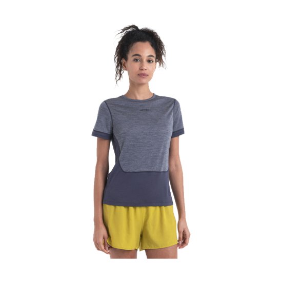 ICEBREAKER - T-SHIRT MERINO 125 ZONEKNIT ENERGY WIND DONNA