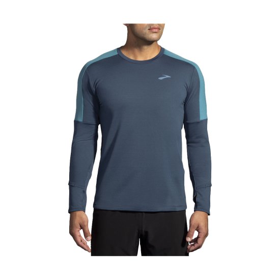 BROOKS - T-SHIRT MANCHES LONGUES NOTCH THERMAL 2.0 HOMME