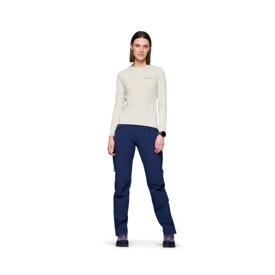 NORRONA - T-SHIRT MANICHE LUNGHE FEMUND TECH DONNA