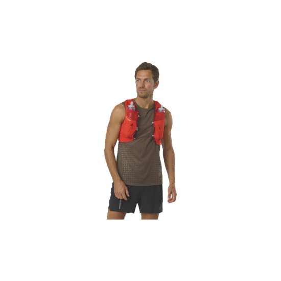 SALOMON - SAC D'HYDRATATION SENSE PRO 10 AVEC FLASQUES HOMME ROUGE