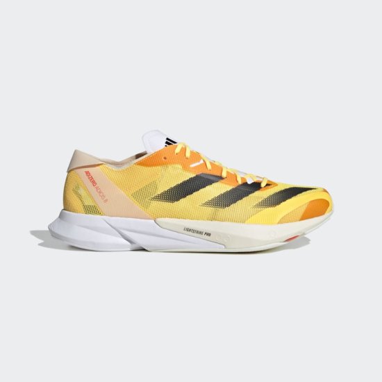 ADIDAS - ADIZERO ADIOS 8 HOMME ORANGE