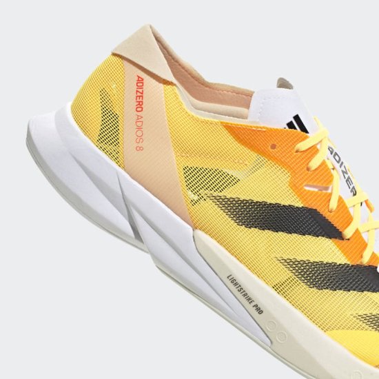 ADIDAS - ADIZERO ADIOS 8 HOMME ORANGE