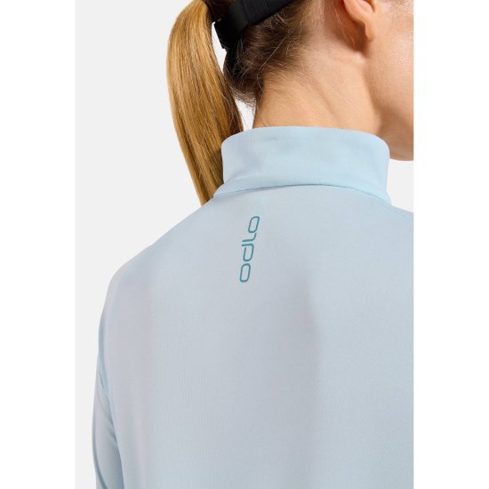 ODLO - Maglia a collo con zip Essentials donna