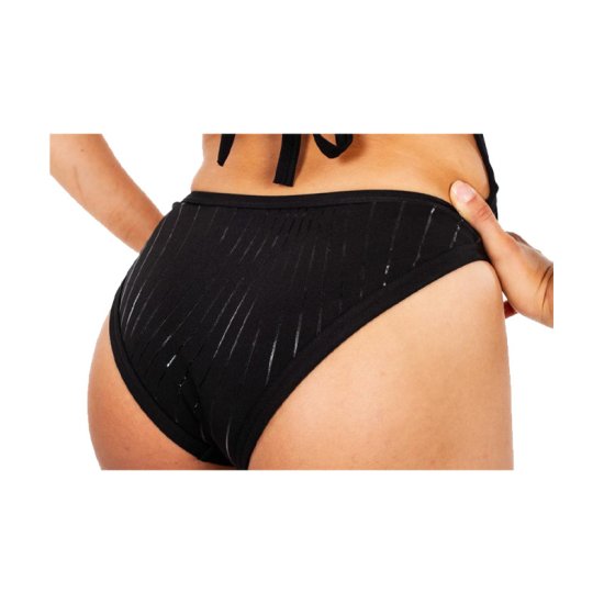 ZEROD - MAILLOT DE BAIN UNE PIÈCE NOIR VAGUES