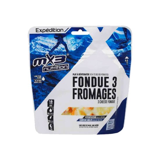 MX3 - REPAS LYOPHILISÉ FONDUE AU 3 FROMAGES