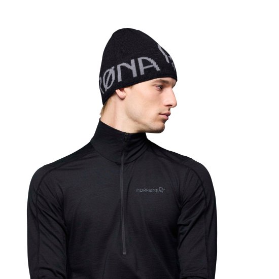 NORRONA - Bonnet /29 mid merinoUll logo