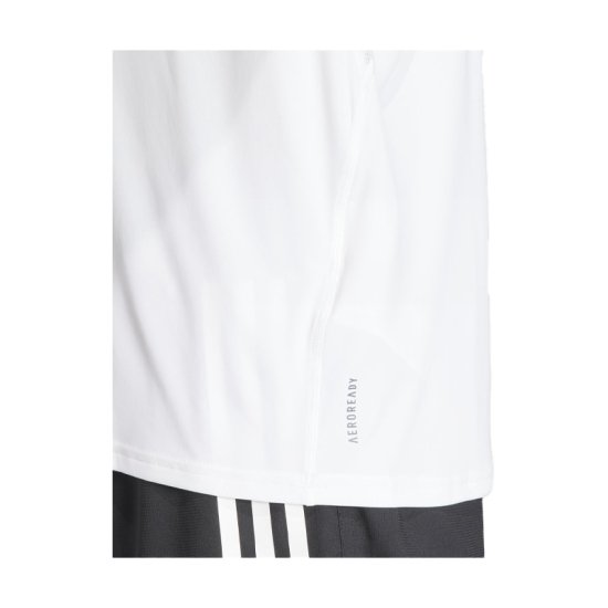 ADIDAS - T-SHIRT ADIZERO ESSENTIALS HOMME BLANC