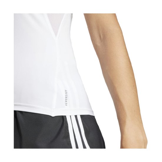 ADIDAS - T-SHIRT ADIZERO ESSENTIALS FEMME BLANC
