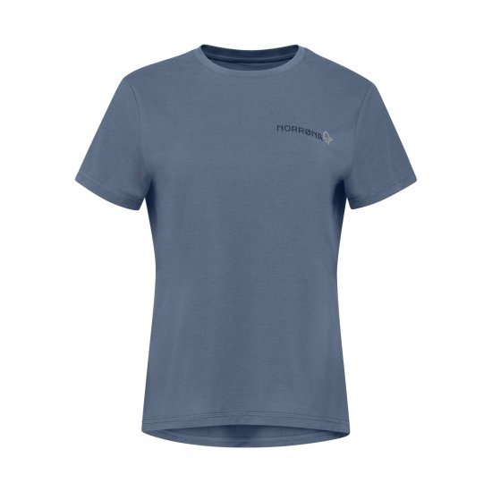 NORRONA - T-SHIRT MANICHE CORTE FEMUND TECH DONNA