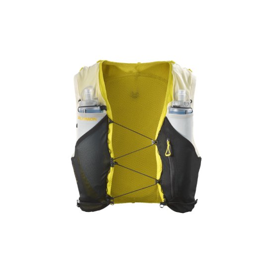SALOMON - SAC D'HYDRATATION ADV SKIN 5 AVEC FLASQUES BLANC