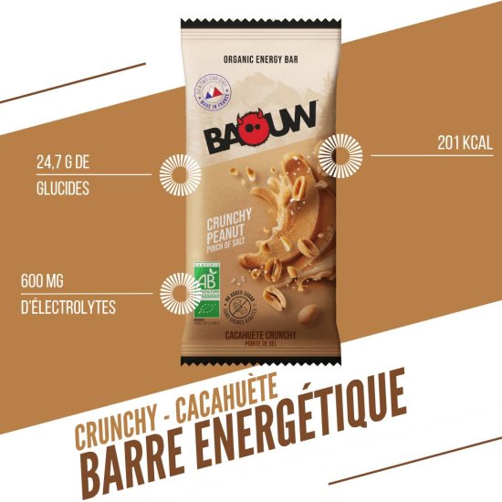 BAOUW - BARRE ÉNERGÉTIQUE EXTRA BIO 50G