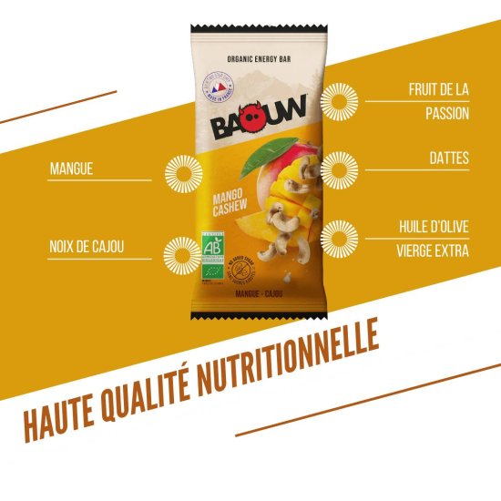 BAOUW - BARRE ÉNERGÉTIQUE EXTRA BIO 50G