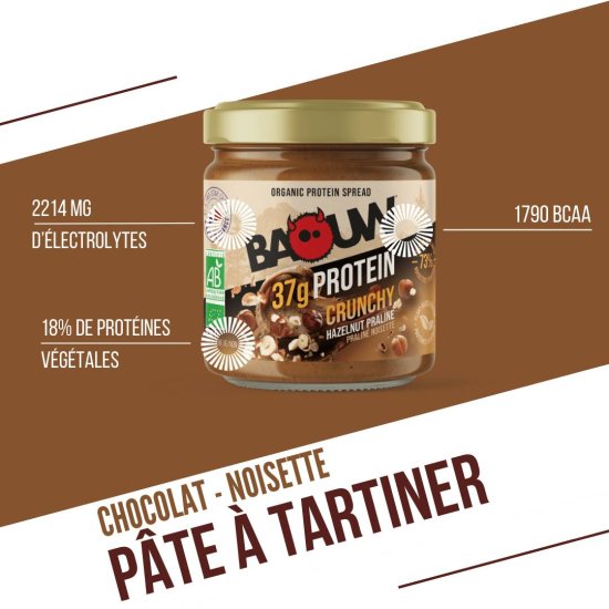 BAOUW - PÂTE À TARTINER PROTÉINÉE BIO 200G