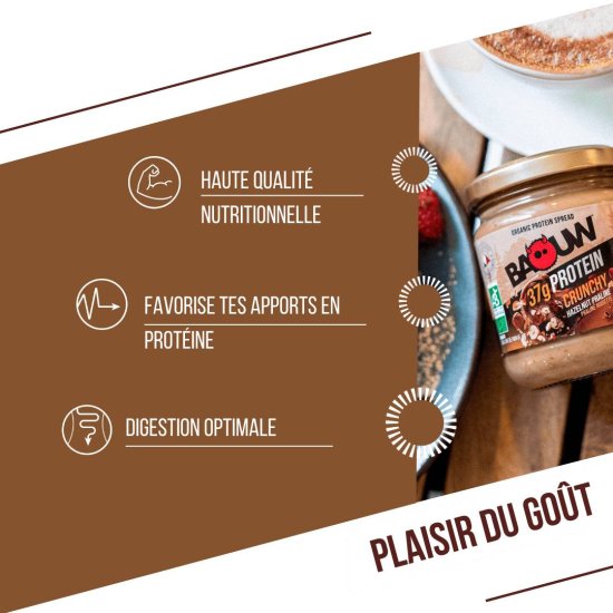 BAOUW - PÂTE À TARTINER PROTÉINÉE BIO 200G