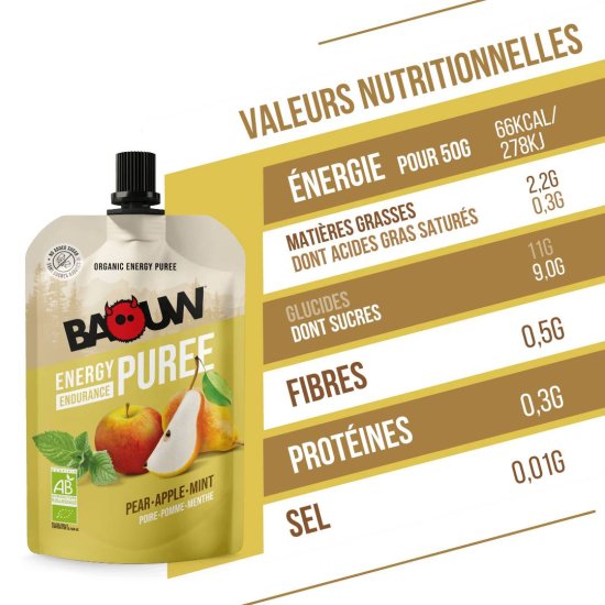 BAOUW - COMPOTE ÉNERGÉTIQUE BIO 90G