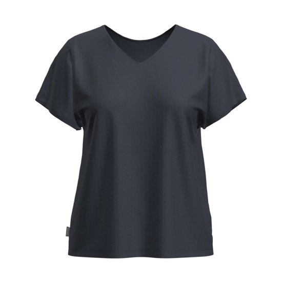ICEBREAKER - T-SHIRT MANICHE CORTE REVERSIBILE MERINO DRAYDEN DONNA