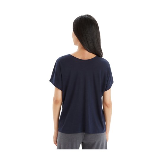 ICEBREAKER - T-SHIRT MANICHE CORTE REVERSIBILE MERINO DRAYDEN DONNA