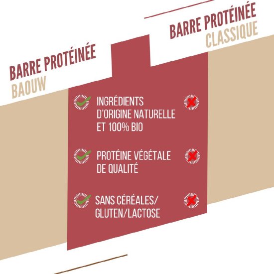 BAOUW - BARRETTA ENERGETICA BIO 50G PROTEICA