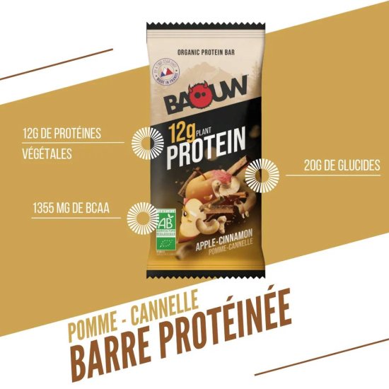 BAOUW - BARRETTA ENERGETICA BIO 50G PROTEICA