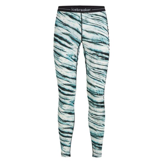 ICEBREAKER - LEGGING MERINO 200 OASIS POW AOP