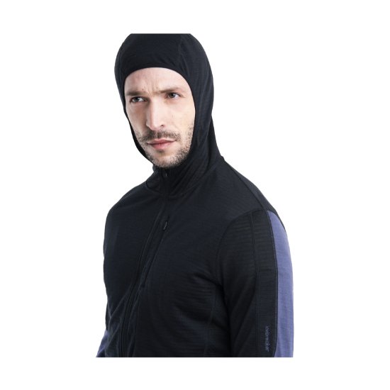 ICEBREAKER - VESTE MERINO 200 REALFLEECE DESCENDER HOMME