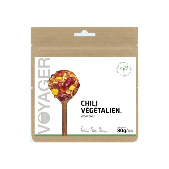 VOYAGER - REPAS LYOPHILISÉ - CHILI VEGAN