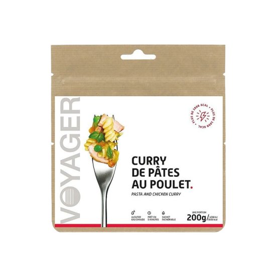 VOYAGER - REPAS LYOPHILISÉ - CURRY DE PÂTES AU POULET