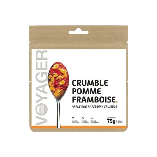 VOYAGER - DESSERT LYOPHILISÉ - CRUMBLE POMME-FRAMBOISES