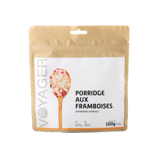 VOYAGER - PETIT-DÉJEUNER LYOPHILISÉ - PORRIDGE AUX FRAMBOISES