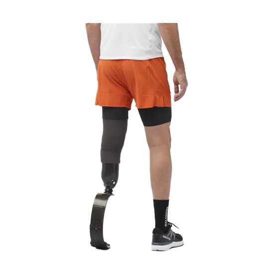 SALOMON - SHORT SENSE AERO 2 EN 1 HOMME OCRE