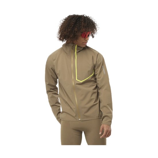 SALOMON - VESTE BONATTI TRAIL HOMME MARRON