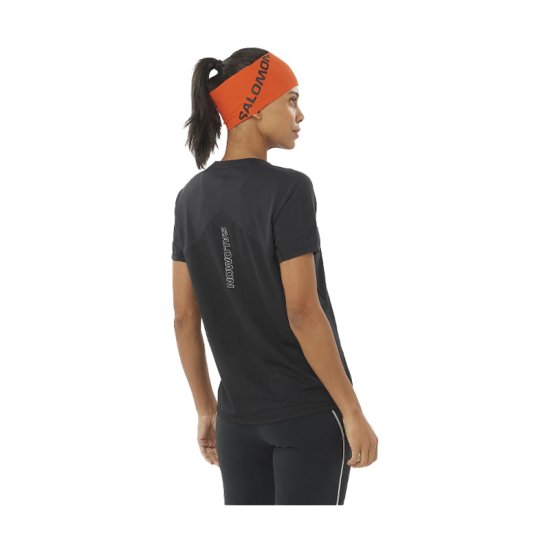 SALOMON - T-SHIRT MANCHES COURTES SENSE AERO FEMME NOIR