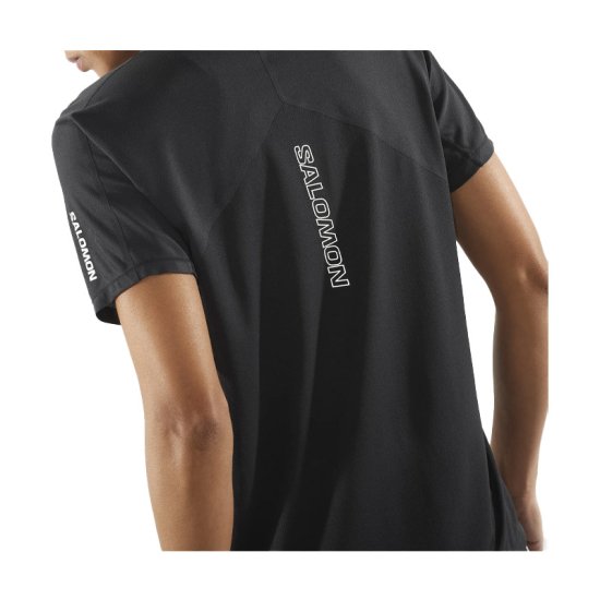 SALOMON - T-SHIRT MANCHES COURTES SENSE AERO FEMME NOIR