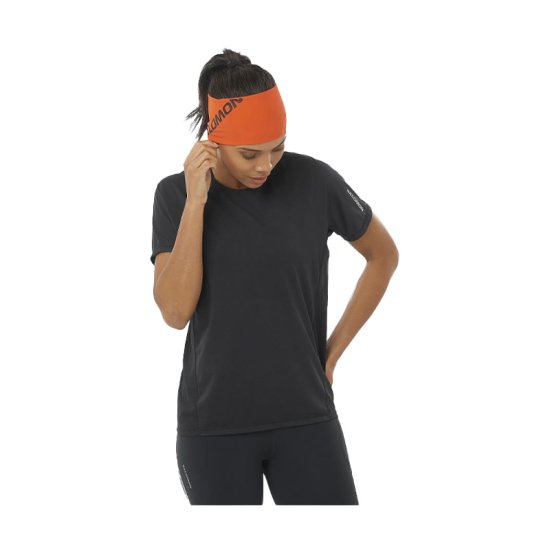 SALOMON - T-SHIRT MANCHES COURTES SENSE AERO FEMME NOIR