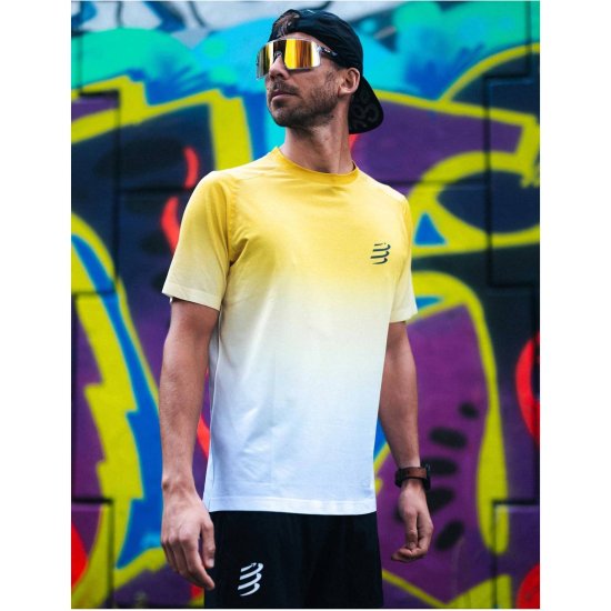 COMPRESSPORT - T-SHIRT PERFORMANCE MANICHE CORTE UOMO