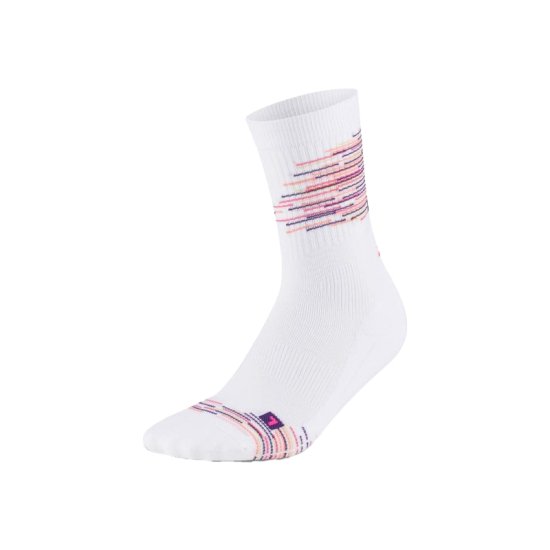 CEP - CHAUSSETTES PARIS VIBES 80'S MID CUT femme BLANCHES/ROSES