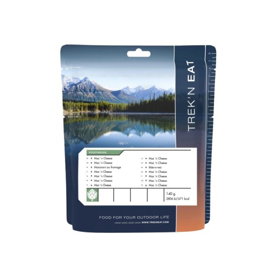 TREK N EAT - PLAT LYOPHILISÉ - MACARONI AU FROMAGE