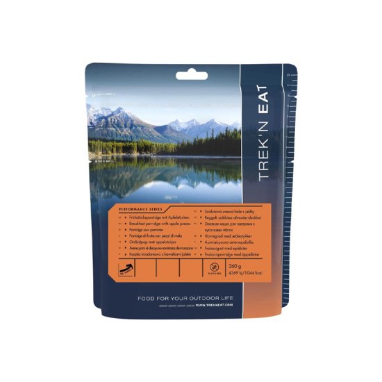 TREK N EAT - PETIT-DÉJEUNER LYOPHILISÉ - PORRIDGE AUX POMMES