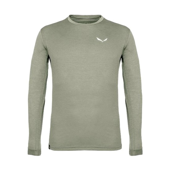 SALEWA - T-SHIRT MANCHES LONGUES PUEZ MELANGE DRY'TON HOMME