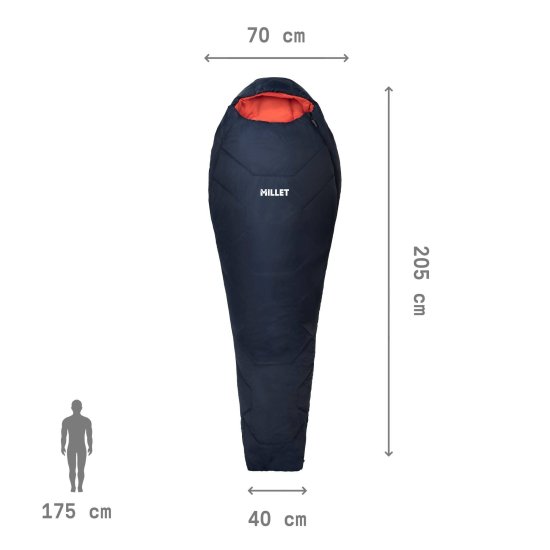 MILLET - SAC DE COUCHAGE BAIKAL 1100 FEMME