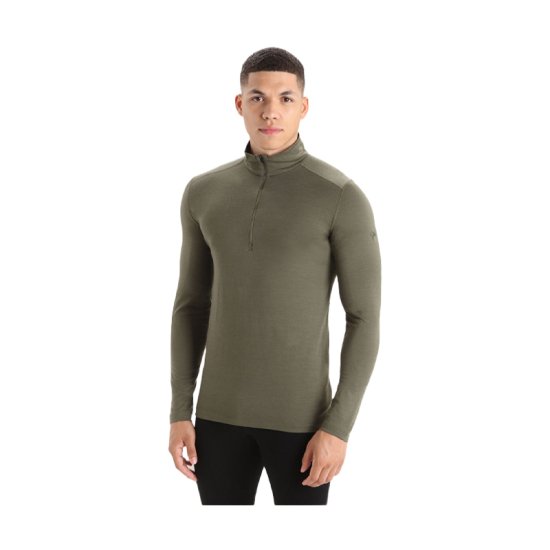 ICEBREAKER - SOUS-COUCHE MERINO 200 OASIS DEMI-ZIP HOMME