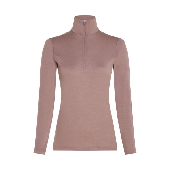 ICEBREAKER - STRATO BASE MERINO 200 OASIS MEZZA ZIP DONNA