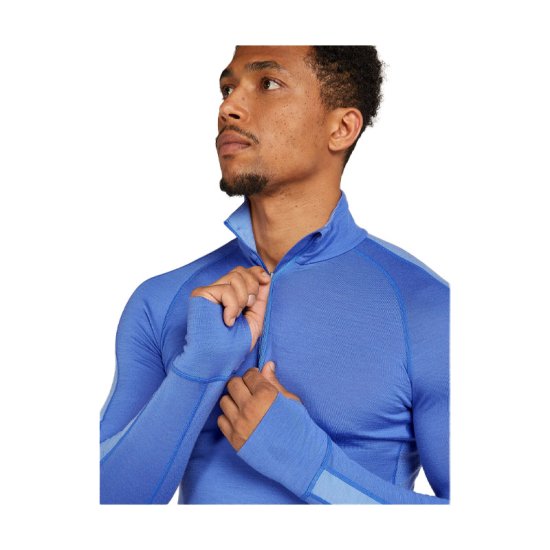 ICEBREAKER - SOUS-COUCHE MÉRINO 200 ZONEKNIT DEMI-ZIP HOMME