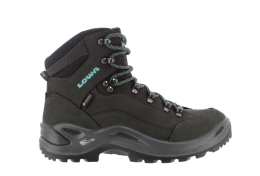 LOWA RENEGADE GTX MID FEMME 37 ASPHALT/TURQUOISE