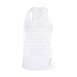 SALOMON DEBARDEUR SENSE AERO GFX FEMME M WHITE