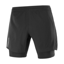 SALOMON SHORT CROSS TWINSKIN HOMME XL BLACK