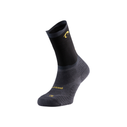 LURBEL CHAUSSETTES RISE FIVE MIXTE S 0300 DARK GREY/BLACK